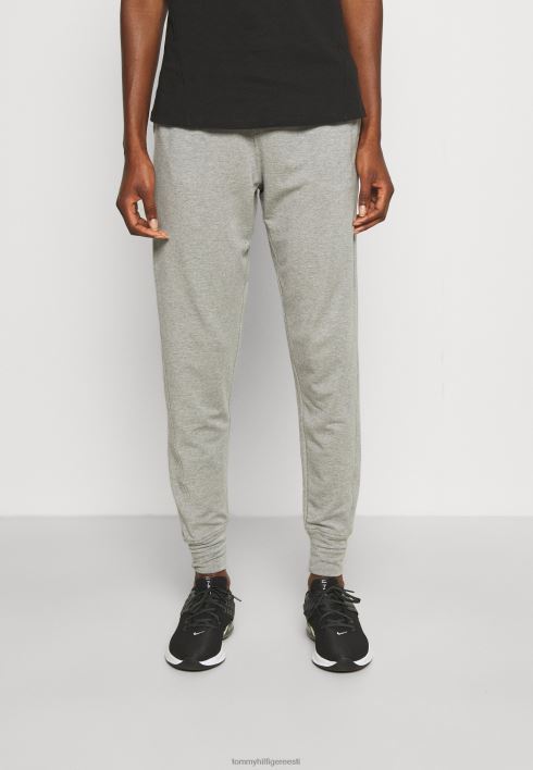 õhukesed pehmed modaalpükstega dressipüksid RJV626573 helehall kanarbik Tommy Hilfiger