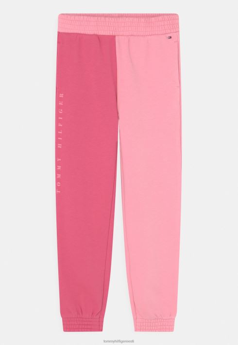 kahetoonilised püksid dressipüksid RJV628749 värske roosa Tommy Hilfiger