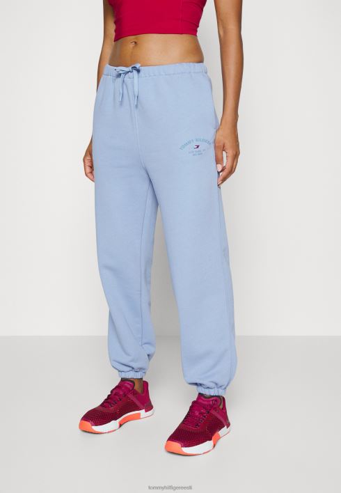 lõdvestunud ülikooli dressipüksid RJV626041 kuu sinine Tommy Hilfiger