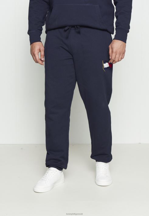 lainelise lipuga dressipüksid RJV626162 kõrbe taevas Tommy Hilfiger