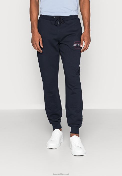 lineaarse lipuga dressipüksid RJV626361 kõrbe taevas Tommy Hilfiger