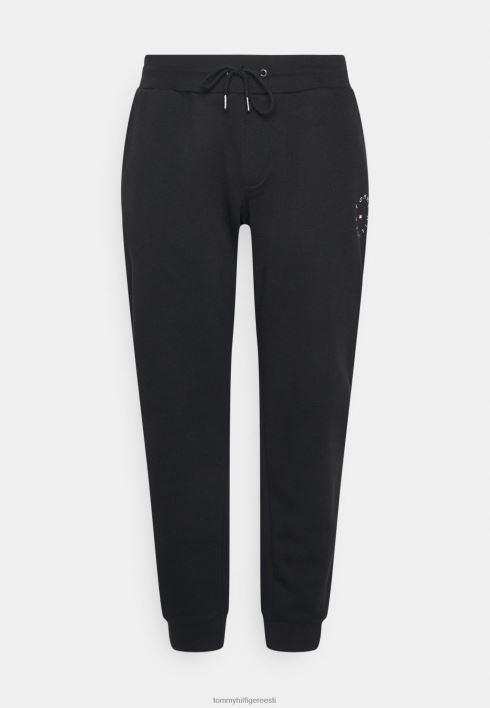 ümmargused graafilised dressipüksid RJV624063 must Tommy Hilfiger