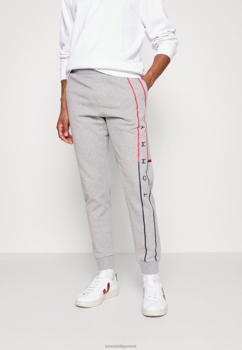 suure lipuga dressipüksid RJV628410 helehall kanarbik Tommy Hilfiger