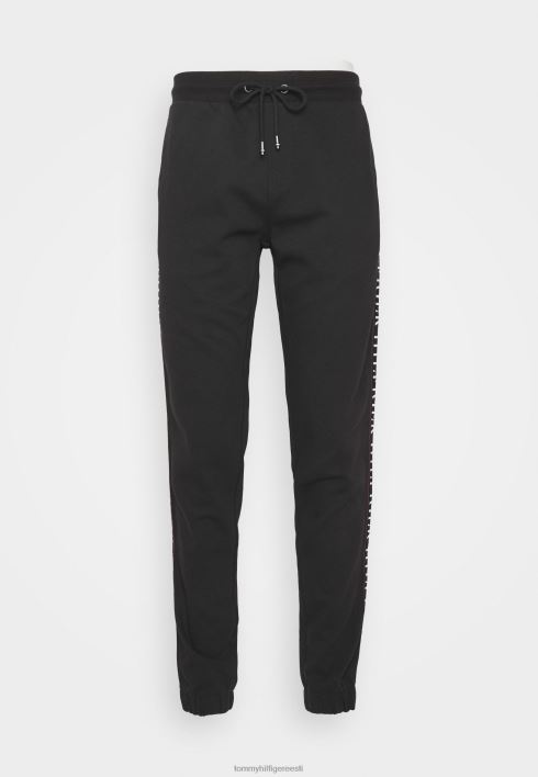 teibitud dressipüksid RJV626475 must Tommy Hilfiger