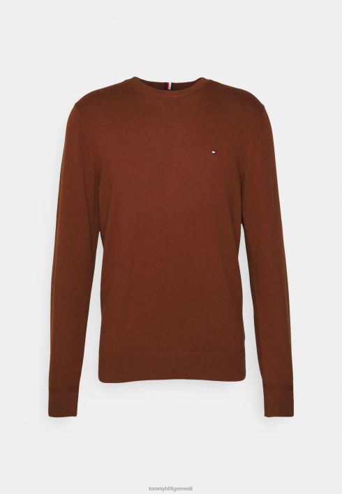 Meeskonnakaelusega hüppaja RJV625717 pärand pruun Tommy Hilfiger