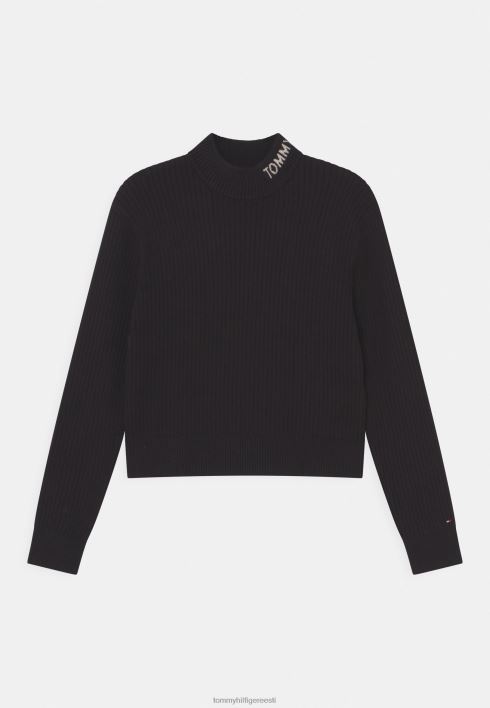 Mugav kilpkonnakaelusega kampsun RJV627354 must Tommy Hilfiger