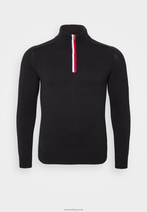 globaalse triibuga tõmblukuga pilkupüüdja RJV627505 must Tommy Hilfiger