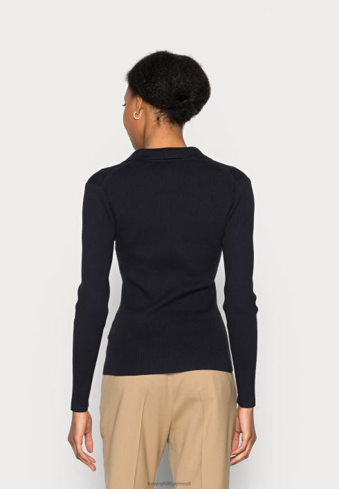 õhuke avatud kaelaga kampsun RJV627450 kõrbe taevas Tommy Hilfiger