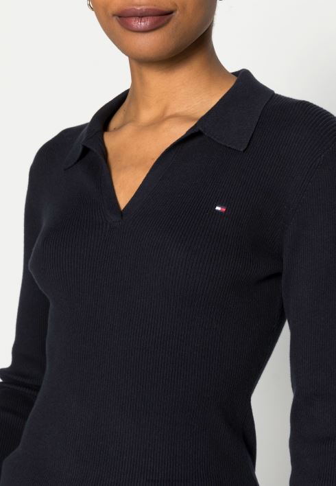 õhuke avatud kaelaga kampsun RJV627450 kõrbe taevas Tommy Hilfiger