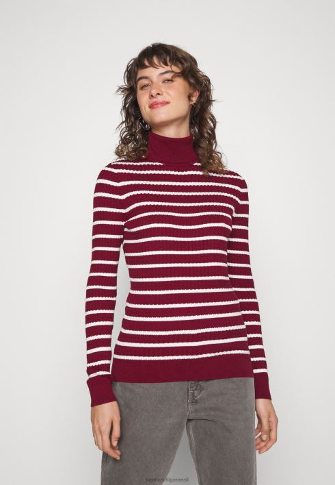 kaablirulliga kampsun kampsun RJV624930 stp rouge/ecru Tommy Hilfiger