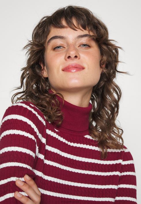 kaablirulliga kampsun kampsun RJV624930 stp rouge/ecru Tommy Hilfiger