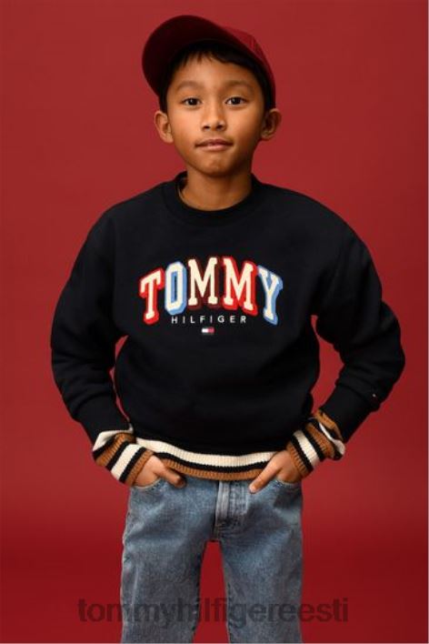 lõbus ülikooli kampsun RJV623310 sinine Tommy Hilfiger