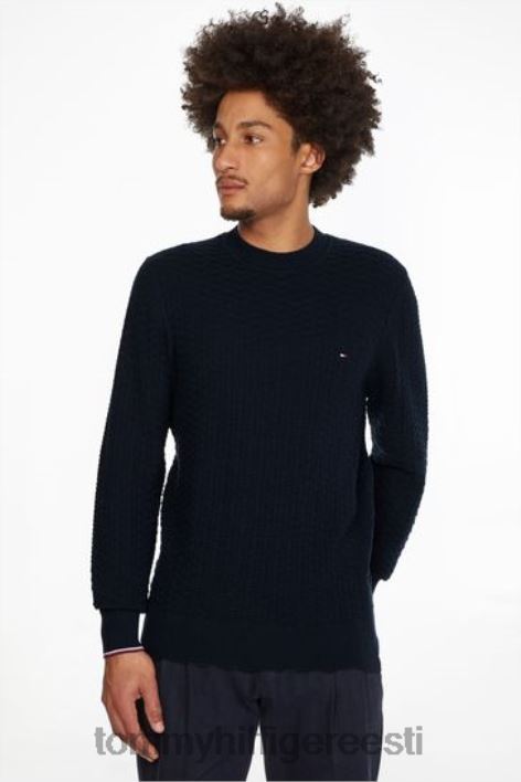 liialdatud struktuuriga hüppaja RJV623594 sinine Tommy Hilfiger