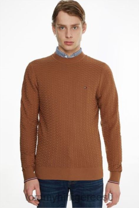 liialdatud struktuuriga hüppaja RJV623653 pruun Tommy Hilfiger