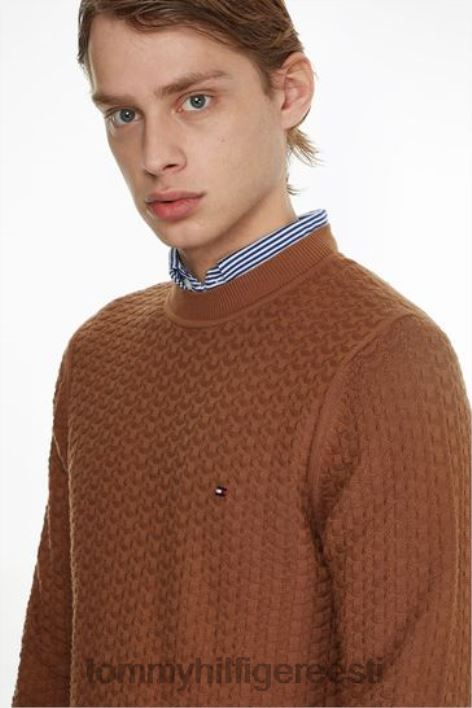 liialdatud struktuuriga hüppaja RJV623653 pruun Tommy Hilfiger