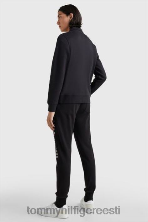 logoga kaelusega džemper RJV623451 must Tommy Hilfiger