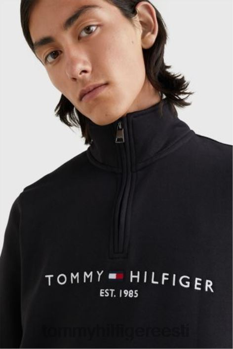 logoga kaelusega džemper RJV623451 must Tommy Hilfiger