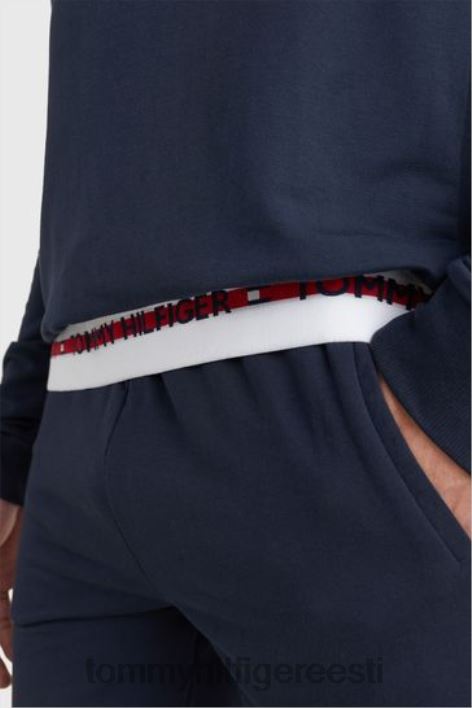 logoga teip kaelusega kampsun RJV623528 sinine Tommy Hilfiger