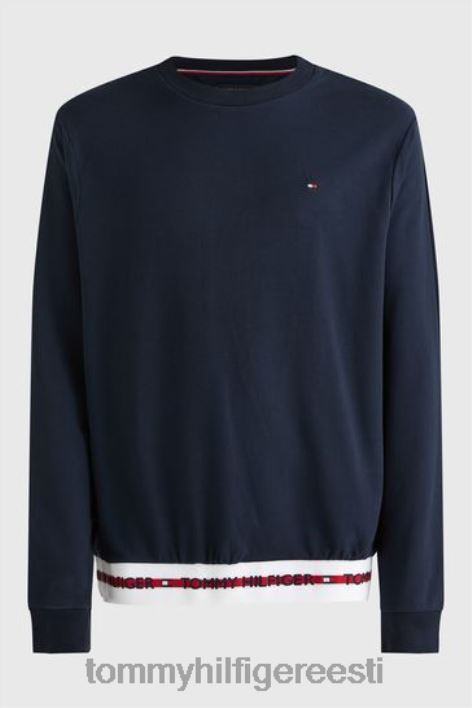 logoga teip kaelusega kampsun RJV623528 sinine Tommy Hilfiger