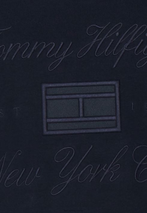 lux script logo rull-kaelusega džemprid RJV624803 kõrbe taevas Tommy Hilfiger