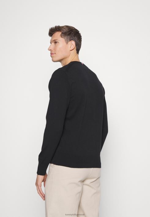 meega kaelusega kampsun kampsun RJV624780 must Tommy Hilfiger