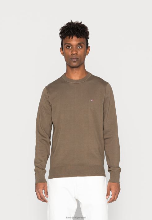 meega kaelusega kampsun kampsun RJV624909 tuhmunud sõjavägi Tommy Hilfiger