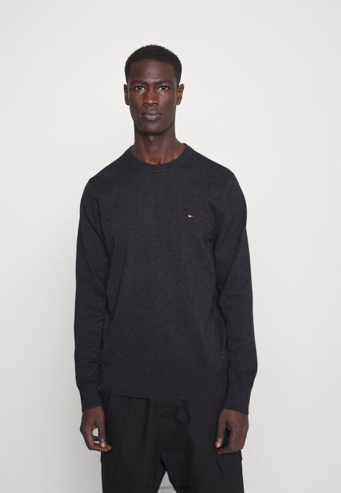 meega kaelusega kampsun kampsun RJV625350 tumehall kanarbik Tommy Hilfiger