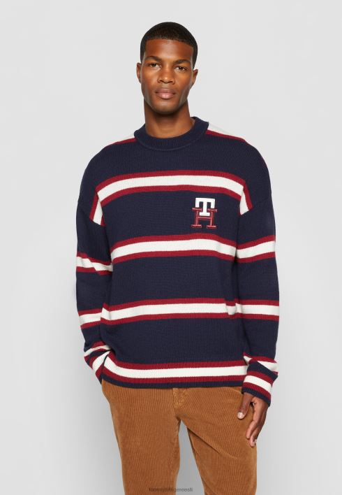 monogrammi kaelusega hüppaja RJV624851 kõrbe taevas Tommy Hilfiger
