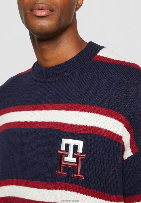 monogrammi kaelusega hüppaja RJV624851 kõrbe taevas Tommy Hilfiger