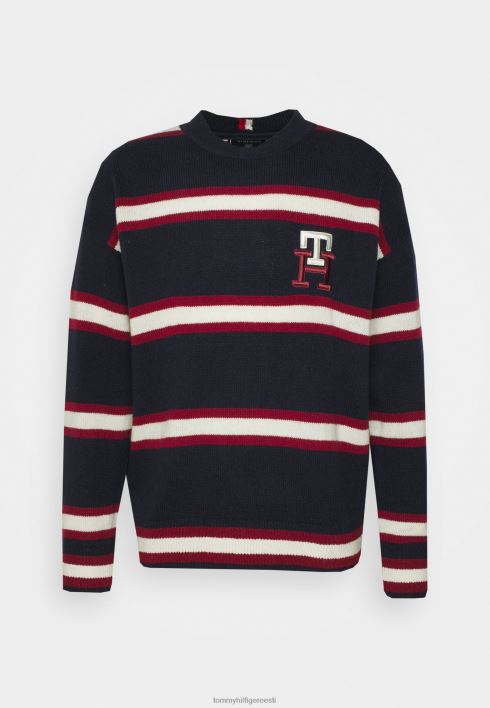 monogrammi kaelusega hüppaja RJV624851 kõrbe taevas Tommy Hilfiger