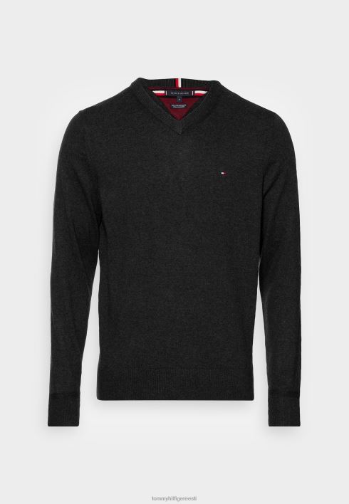 pima v kaelusega hüppaja RJV626084 tumehall kanarbik Tommy Hilfiger