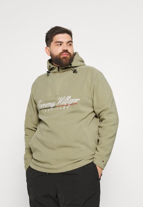 popover unisex fliisist kampsun RJV626163 kõrbepruun Tommy Hilfiger