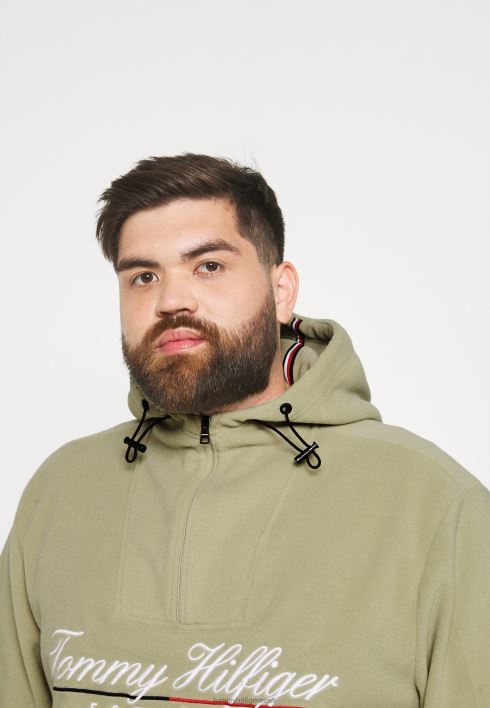 popover unisex fliisist kampsun RJV626163 kõrbepruun Tommy Hilfiger