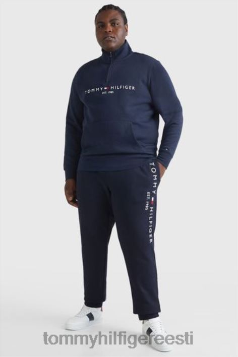suur ja kõrge logoga trikoosärk RJV623227 sinine Tommy Hilfiger