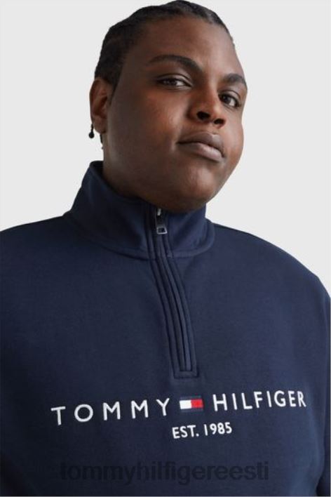 suur ja kõrge logoga trikoosärk RJV623227 sinine Tommy Hilfiger
