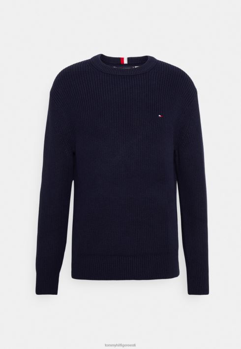 tekstuuriga kaelusega kampsun RJV624933 kõrbe taevas Tommy Hilfiger