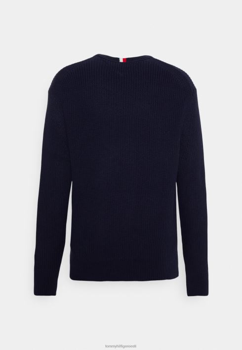 tekstuuriga kaelusega kampsun RJV624933 kõrbe taevas Tommy Hilfiger
