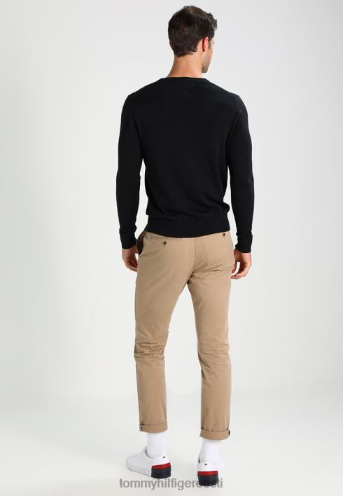 v-kaelusega kampsun RJV624502 lipp must Tommy Hilfiger