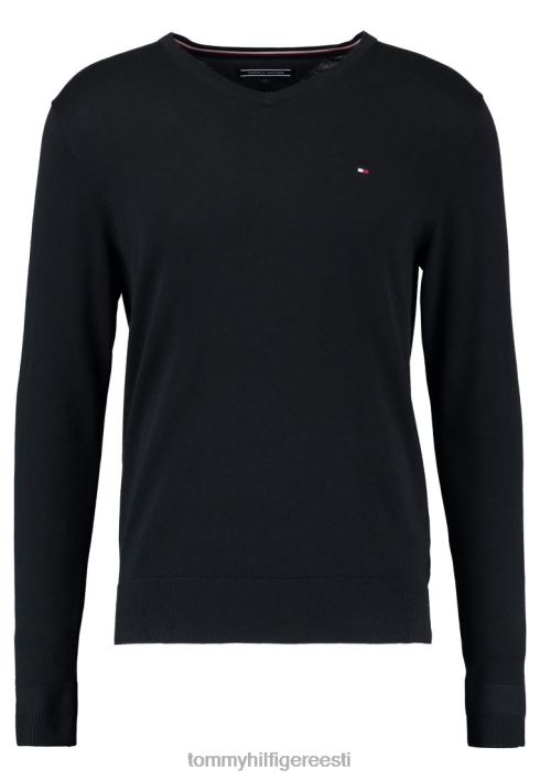 v-kaelusega kampsun RJV624502 lipp must Tommy Hilfiger