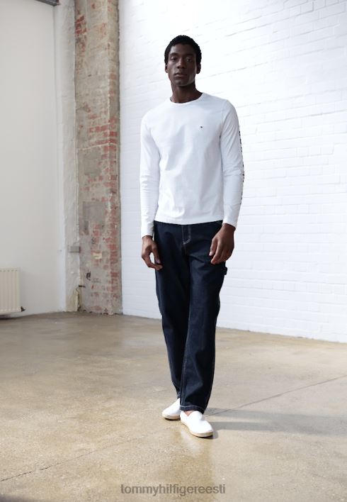 lihtne suvine libisemine espadrillidel RJV627601 valge Tommy Hilfiger