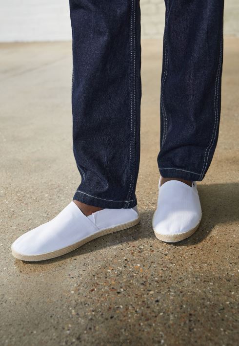 lihtne suvine libisemine espadrillidel RJV627601 valge Tommy Hilfiger