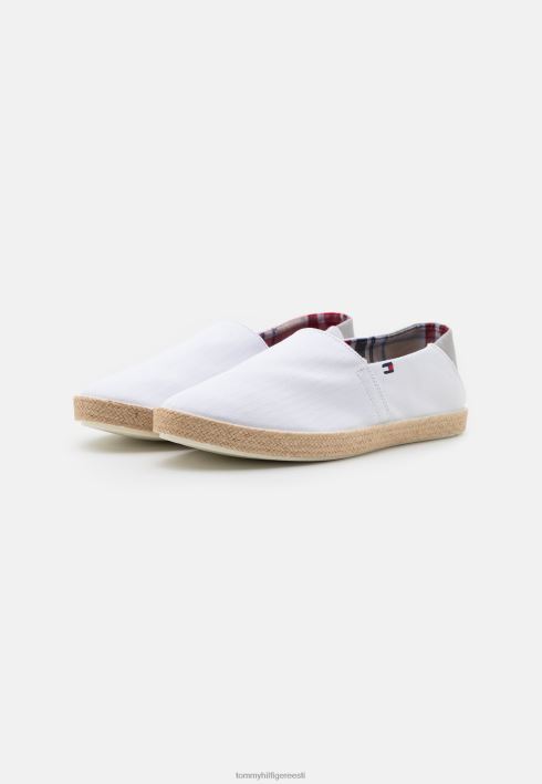lihtne suvine libisemine espadrillidel RJV627601 valge Tommy Hilfiger