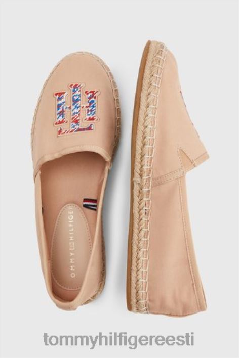 looduslik monogramm logo espadrillid RJV623363 beež Tommy Hilfiger