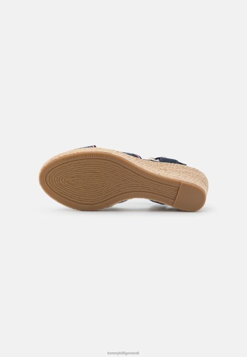 madala kiiluga espadrillid RJV626322 kõrbe taevas Tommy Hilfiger