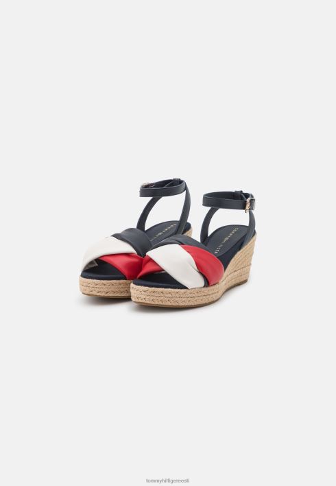 naiseliku kudumisega espadrillid RJV624505 tumesinine Tommy Hilfiger