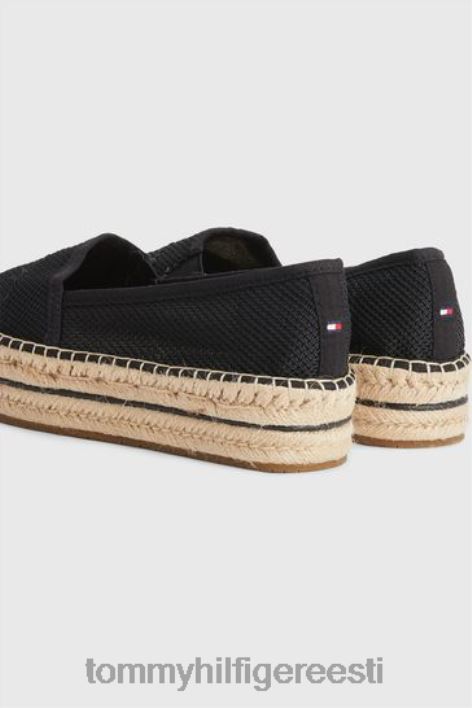 tekstuuriga lamedad espadrillid RJV623245 must Tommy Hilfiger
