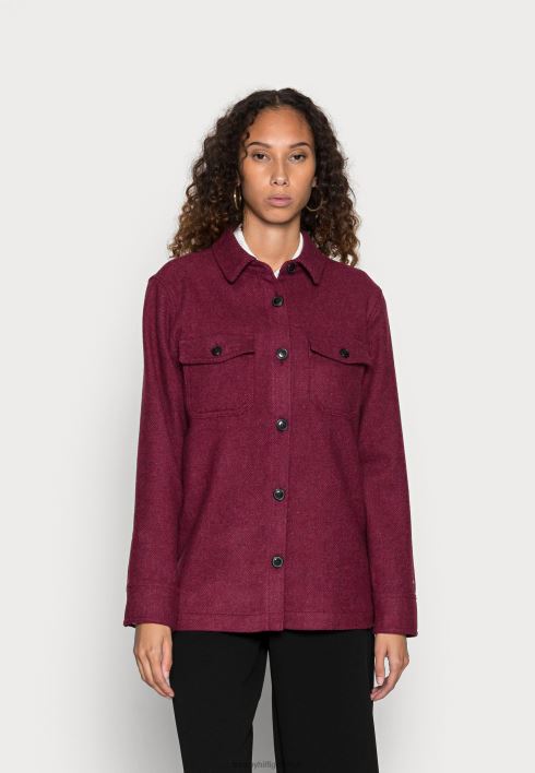 blend shacket suvejope RJV627791 karmiinpunane rubiin Tommy Hilfiger
