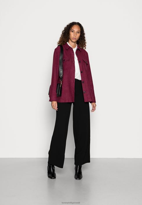 blend shacket suvejope RJV627791 karmiinpunane rubiin Tommy Hilfiger