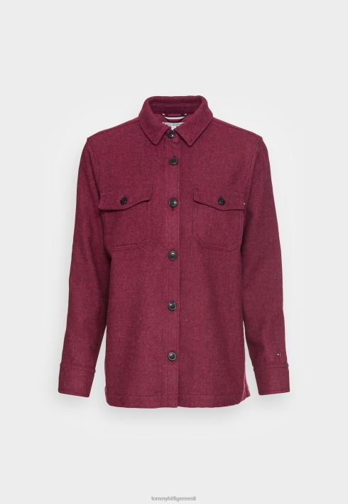 blend shacket suvejope RJV627791 karmiinpunane rubiin Tommy Hilfiger