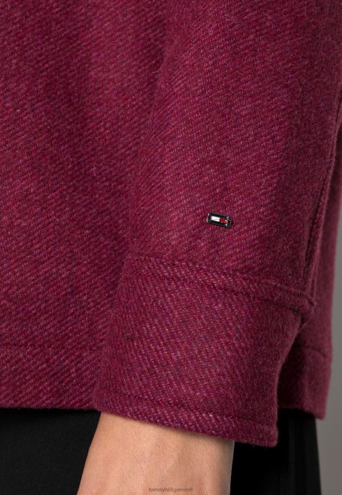blend shacket suvejope RJV627791 karmiinpunane rubiin Tommy Hilfiger